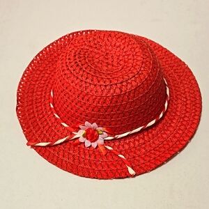 ``RH25600 NNT Classic Red Child Straw Hat